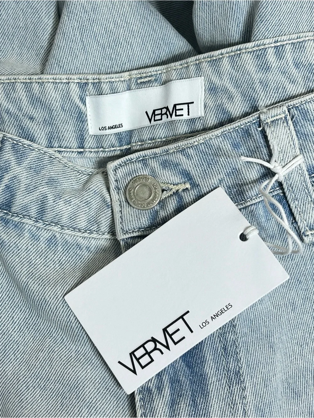 New! Vervet High Rise Leslie 90s Vintage Flare Leg Jeans Womens Size 29 - Picture 7 of 15